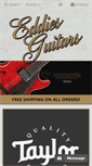 Mobile Screenshot of eddiesguitars.com